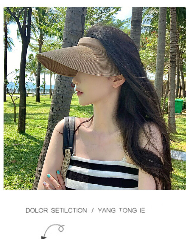 [aesthetic hat industry] straw sun shading fashion hat 3174# LSL