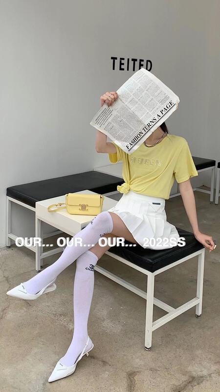 [our] Korean versatile simple short sleeve T-shirt 6816# LSW