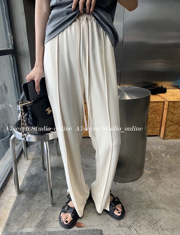 New in early summer! [going] slim and versatile split casual pants 1210-11# lwy
