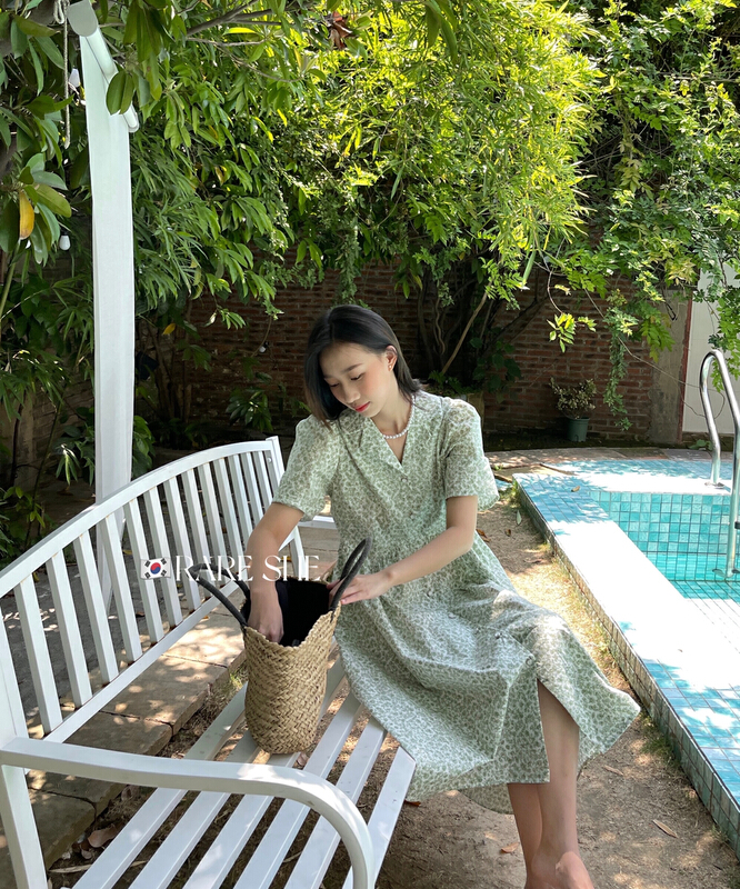 【RARE SHE】碎花溫柔時尚連衣裙  5255#  LSW