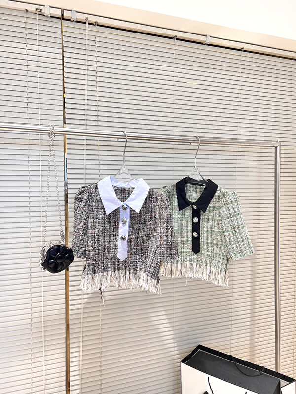 goods in stock! [Feimao Philippine cat] Korean version comfortable and gentle style small shirt ym-7004# LSL
