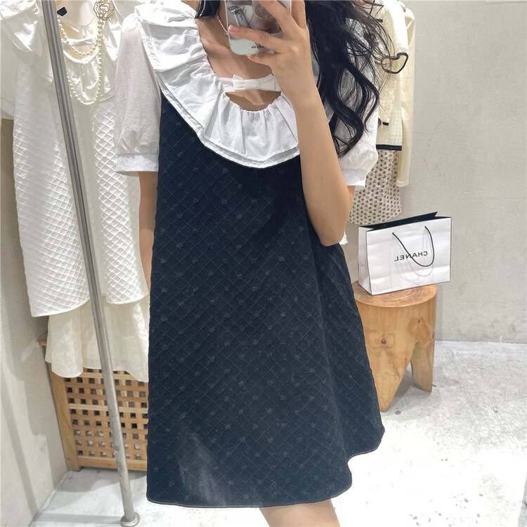 [NC edition] Korean Ruffle style sweet dress q9093# zxx