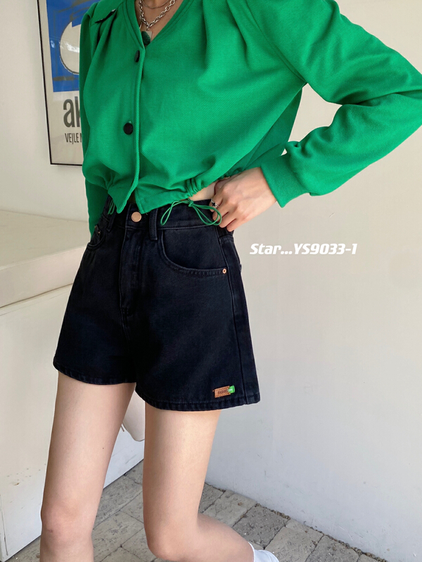 [star] Korean simple casual and versatile denim shorts ys9033-1# CLS