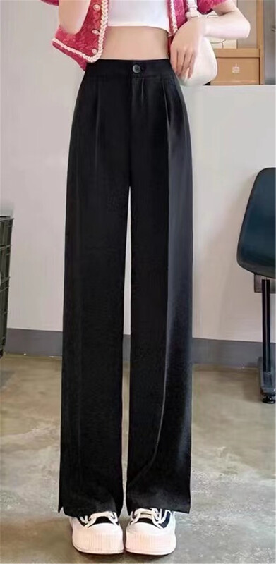 [oz] high waist SLIM STRAIGHT pants 8073# XJ