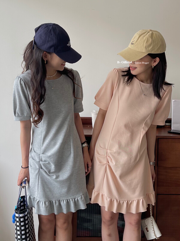 New in early summer! [B plus] fresh girl age reducing dress 22-349-2# HBx