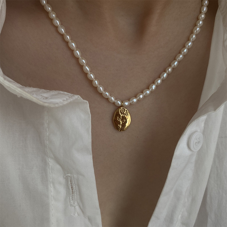 [inside] stylish and versatile short necklace x3260# zxl