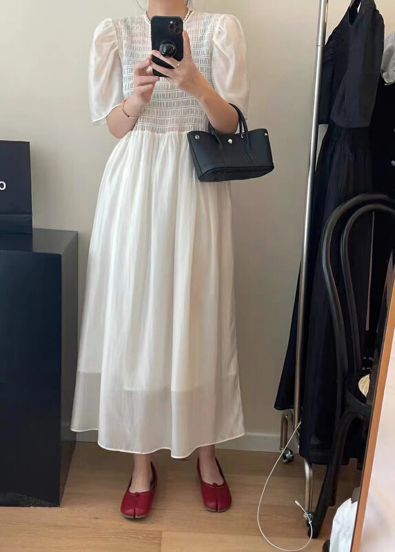 [RS] round neck Tencel dress rs1631# XYY