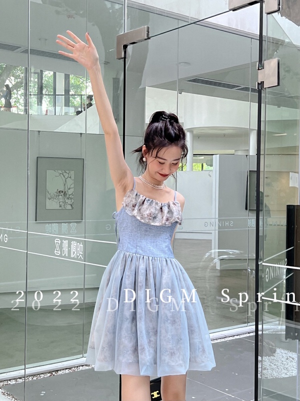 [digm] Vintage suspender dress 7532# zxx