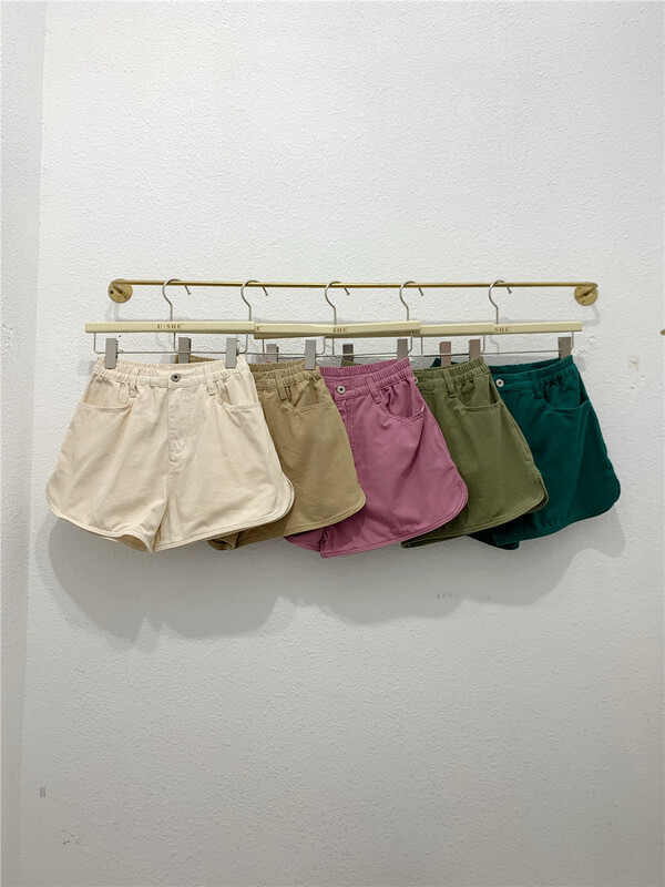 [u.she] Korean casual skinny denim shorts 89112# cqw