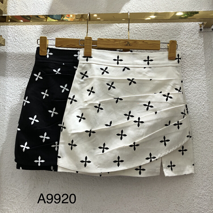 [queen] simple and slim cross skirt a9920# ozq
