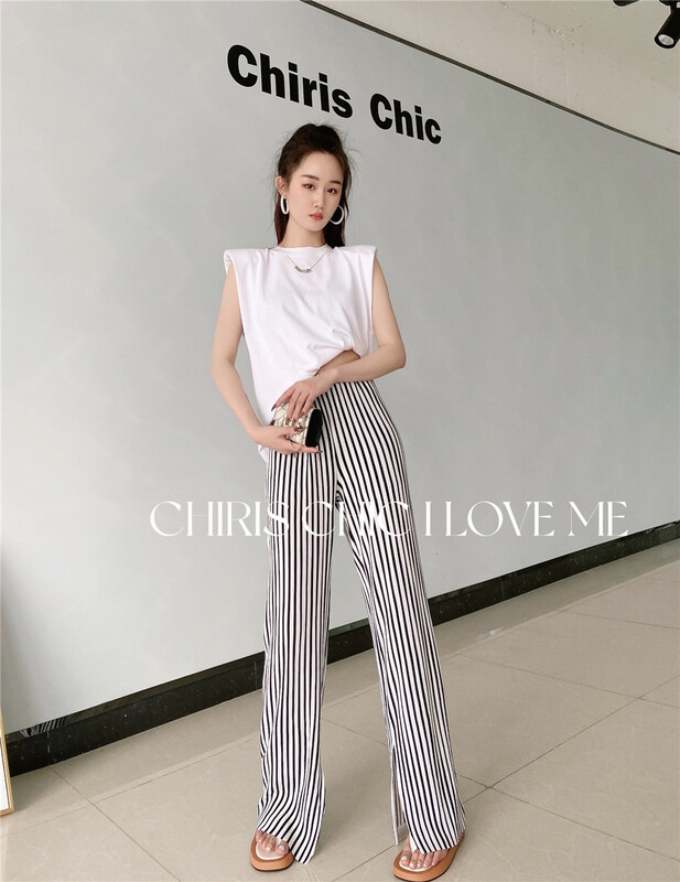 goods in stock! New in early summer! [iris chic] simple and versatile personalized chain vest / sling 8-3301# ozq