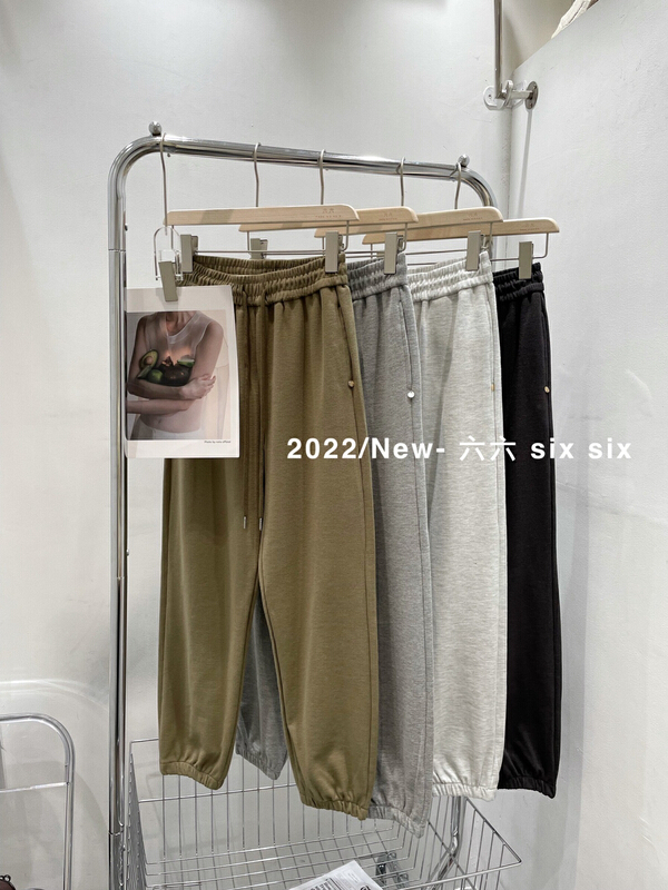 New year in early spring! [66] comfortable, simple, versatile, loose and slim casual pants 16016# L