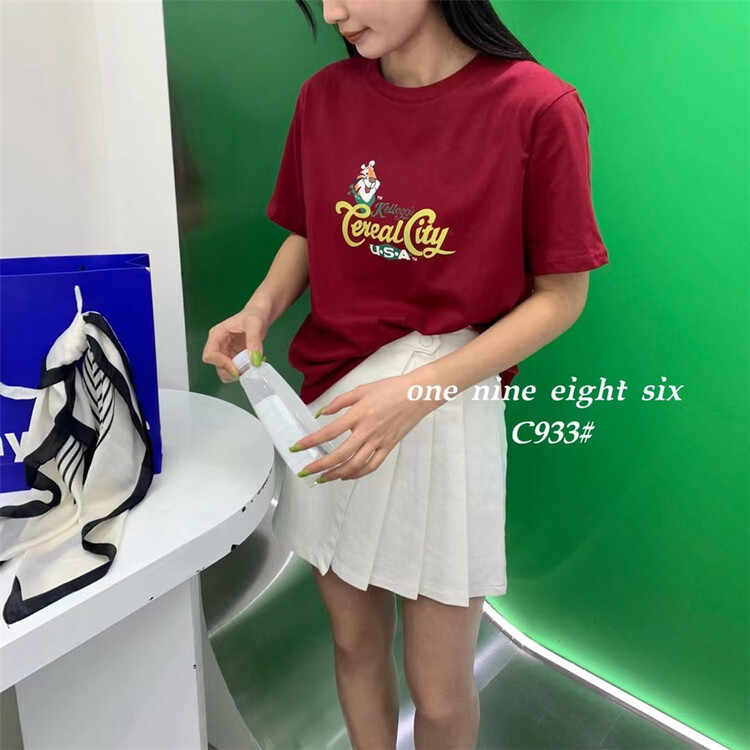 [1986] personalized letter loose short sleeve T-shirt 933# XYY