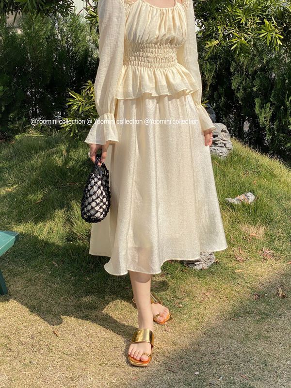 New year in early spring! [yoomini] Korean mesh casual skirt c12479# jhy
