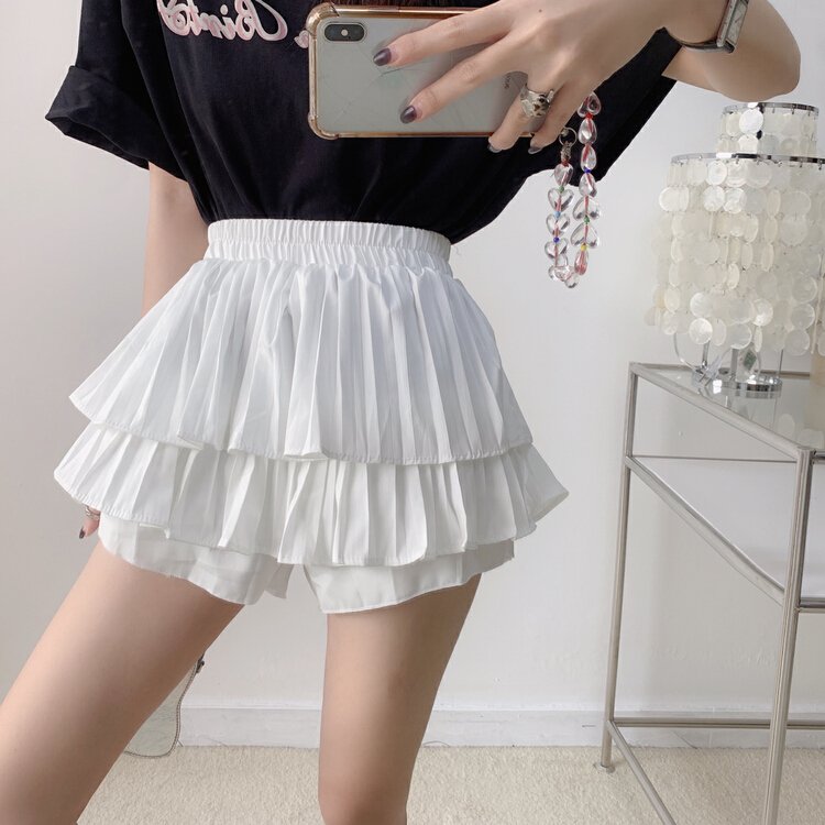 [Vanessa] Girls' double pleated skirt pants 6176# ozq