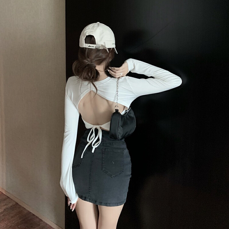 [X.C] design street style bandage waist closing sunscreen shirt 587\wpl