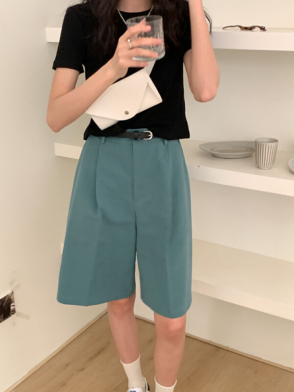 goods in stock! New in early summer! [Tn] Korean loose and versatile casual shorts 6079# cqw