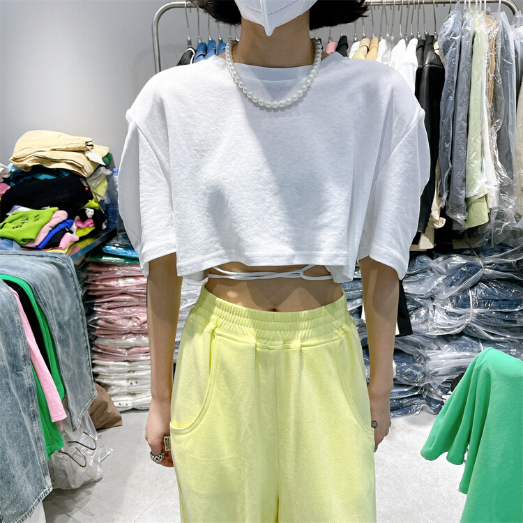 New in early summer! [D +] Korean simple and versatile short sleeve T-shirt 5095# zyh