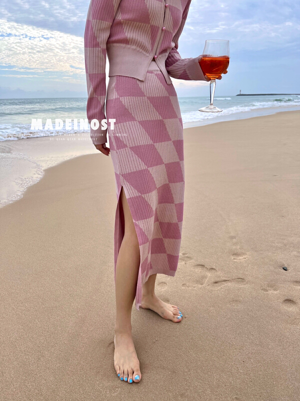 Early spring! [OSHA madeinost] superior versatile diamond skirt s906# ll