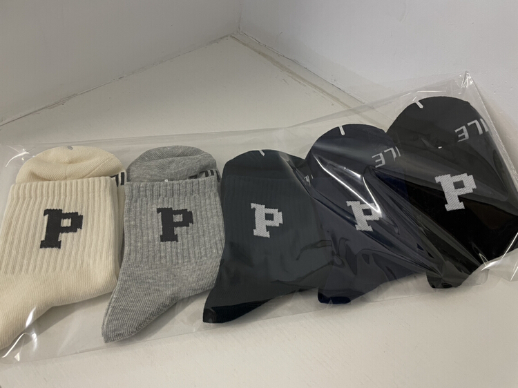 [bobo1972] letters are versatile and comfortable. Five groups and a pair of mixed hair socks fwzw152-1# ozq