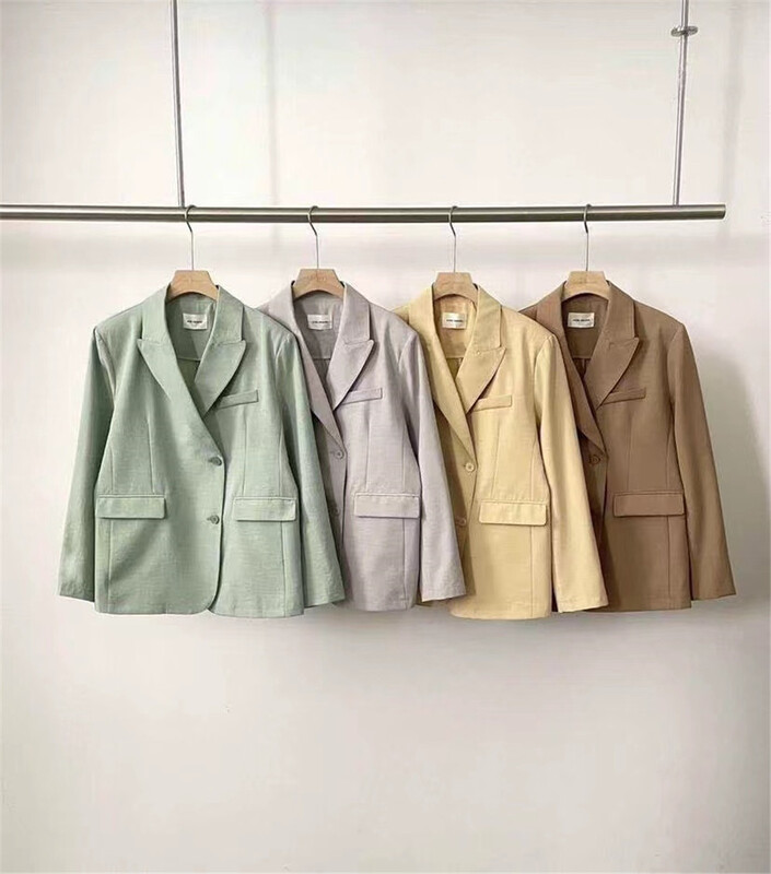 Original price 168.07! New year in early spring! [acme group] Korean style fashionable and atmospheric breasted suit 0823# CLS