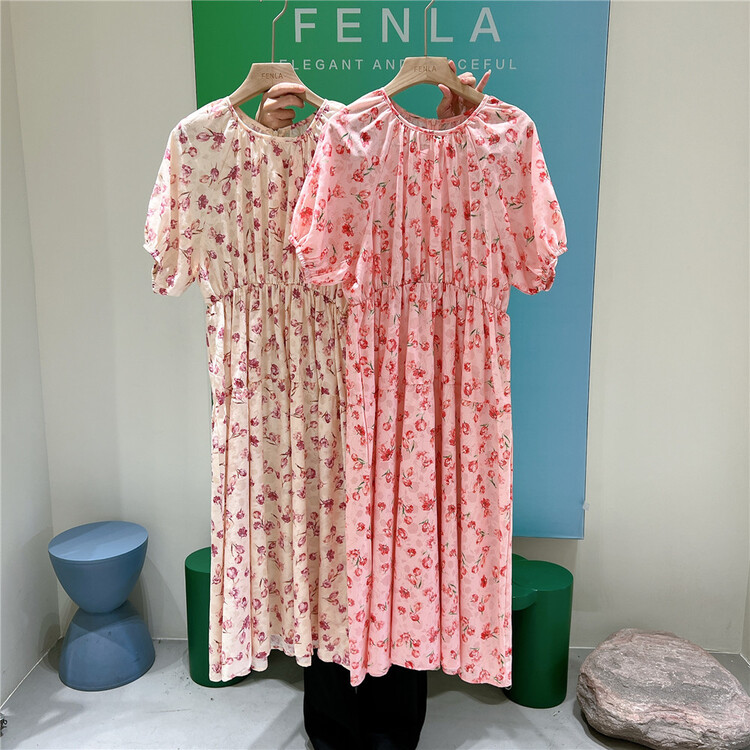[fenla] floral versatile dress 5662# XYJ