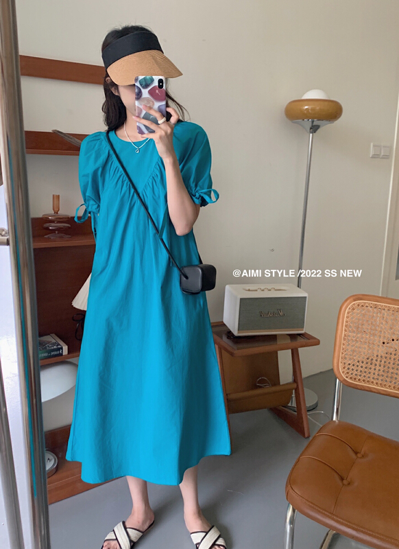 [aimistyle] Korean solid color dress 10839# HBx