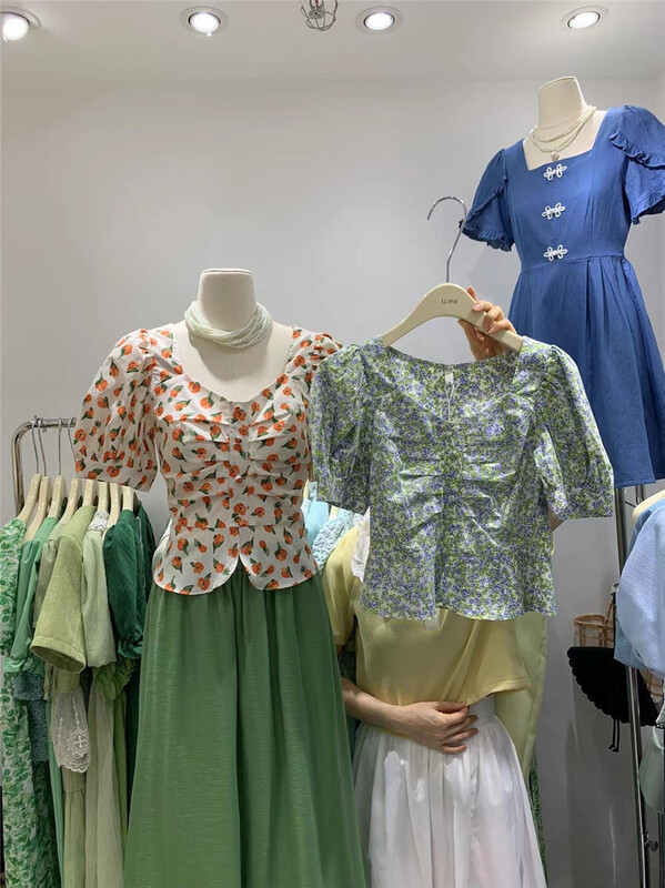 New in early summer! [u.me] Korean Ladies' floral blouse 57963# hjy