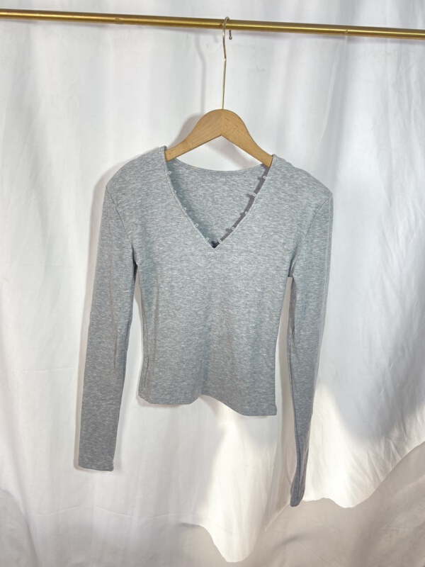 New in early summer! [yspy shop] V-neck simple and comfortable shirt ys2-758# Cl