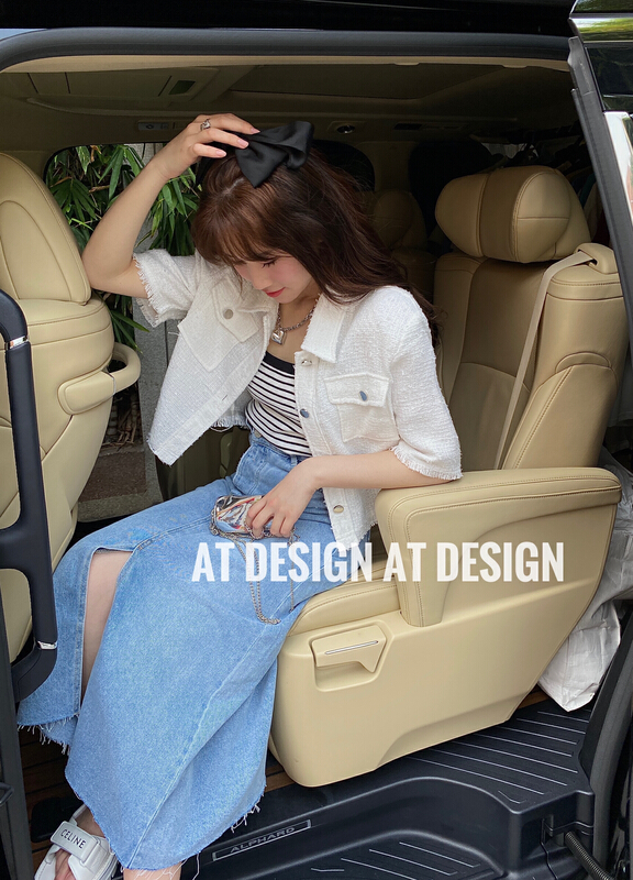 goods in stock! [at] casual small fragrance versatile short coat 93121# LSL