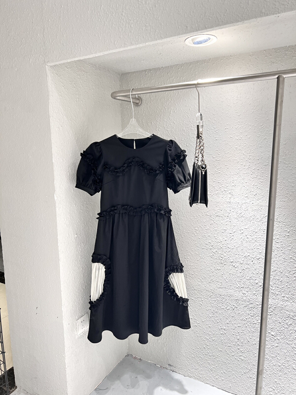 [Feimao (Yimao)] bubble sleeve fashion loose dress ym-7553# LSL