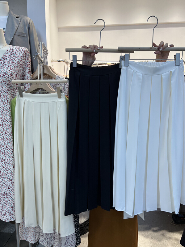 New year in early spring! [sassy] pleated lady Korean skirt 605# HBx