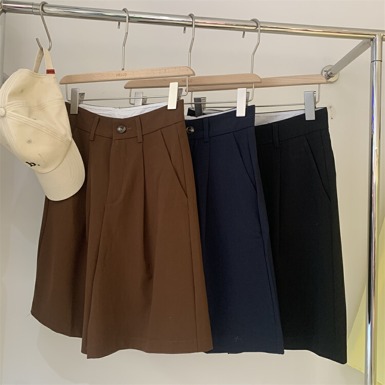 goods in stock! New in early summer! [Hello] casual solid color comfortable five point trousers 9233# XYY