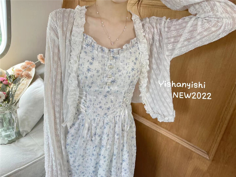 [clothing world] Korean version of lady's Micro transparent cardigan small shirt (excluding inner layer) ys1-709# hjy