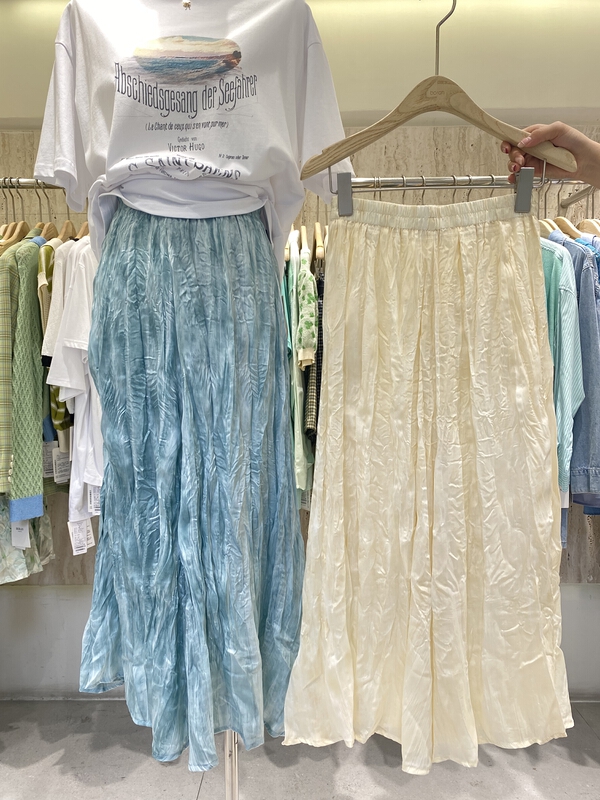 New in early summer! [Boran buran] Korean version versatile gentle style skirt 7129# XYY