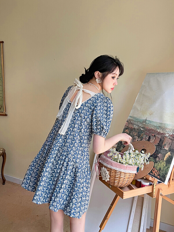 [mi2] bow tie versatile dress b6293# JJ