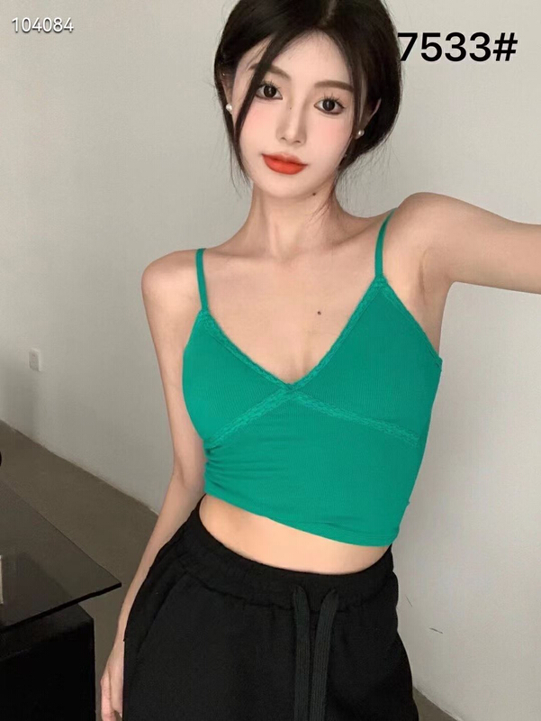 [Yaya] basic simple and versatile vest / suspender (with removable BRA) 7533# CCL