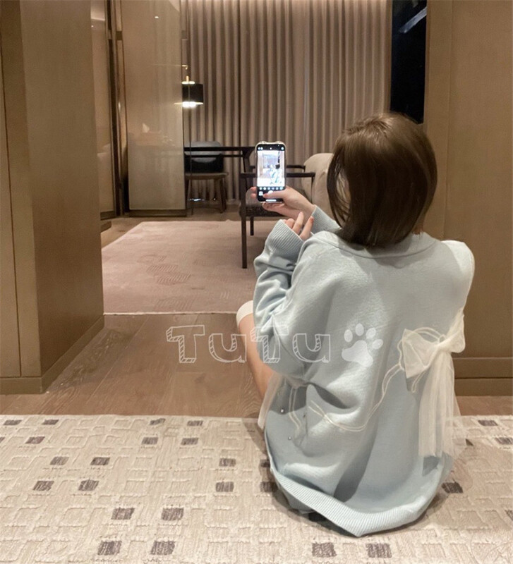 早春上新!【TUTU】時尚寬鬆重工針織開衫  2576#  CQW