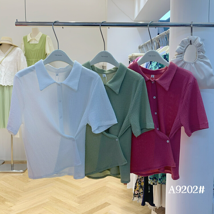 [the nice] design sense niche fashion shirt a9202# hjy