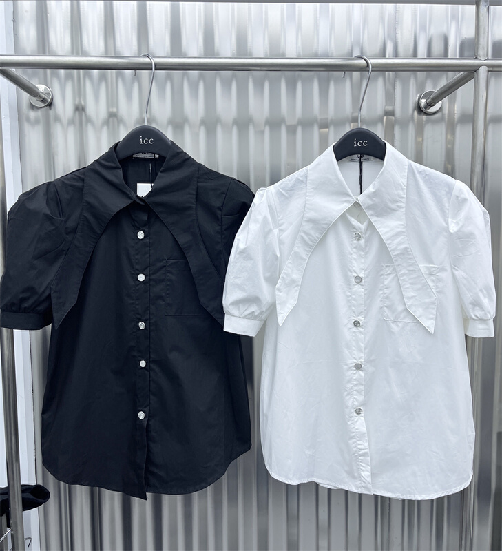New in early summer! [ICC] Korean Short Sleeve Button Up Shirt 6612-1# WTT