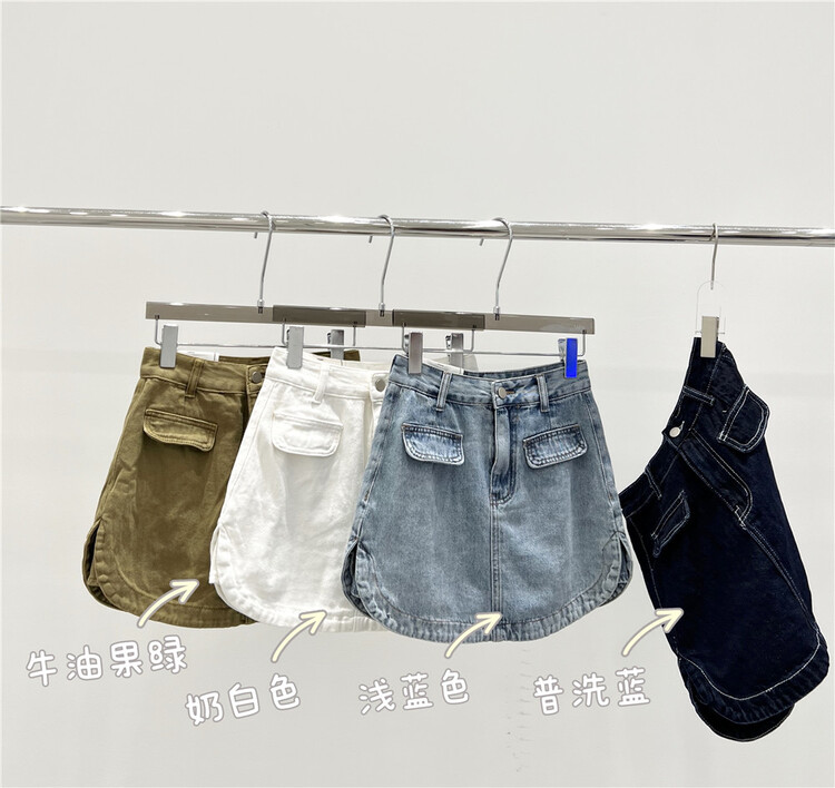 [洣 Cho] design sense characteristic fashion skirt pants 6979# LSL