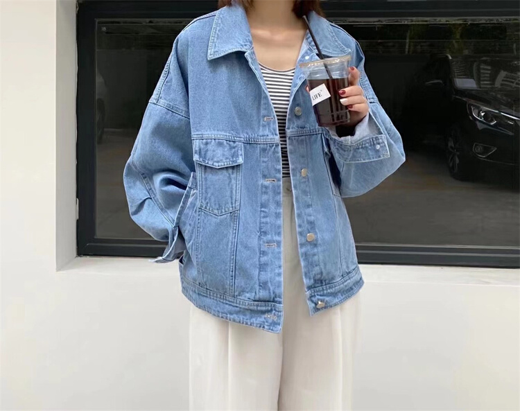 [miss LAN] Korean classic skinny denim jacket 10009# XJ