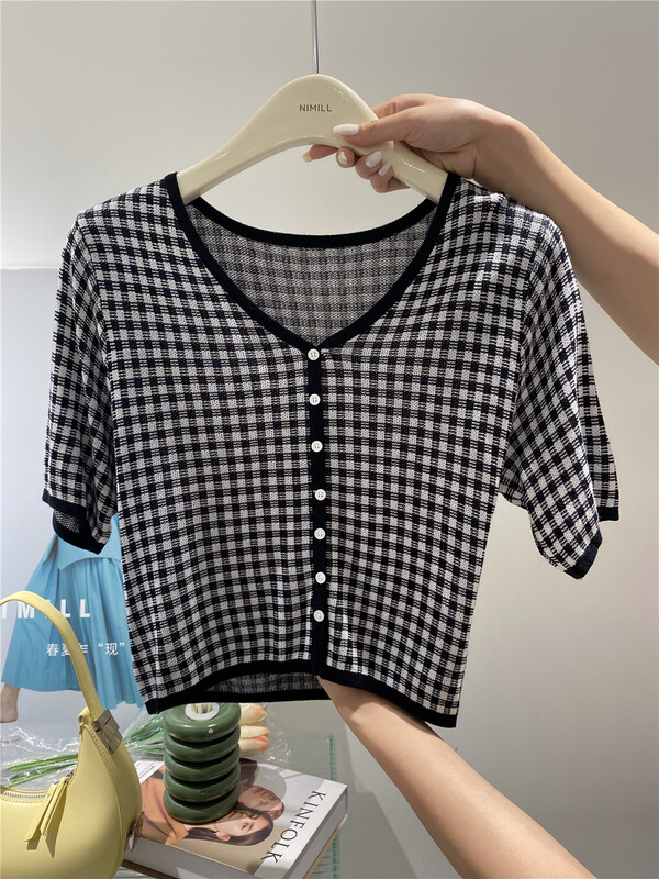 [namil] checkered fashion Vintage shirt ys1-7357# LSW