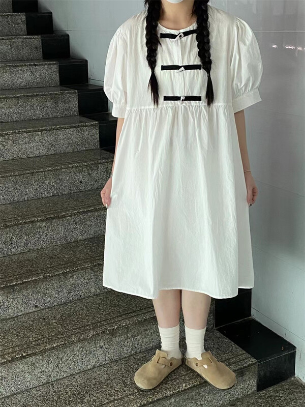【沐皙】淑女氣質時尚連衣裙  1176#  L