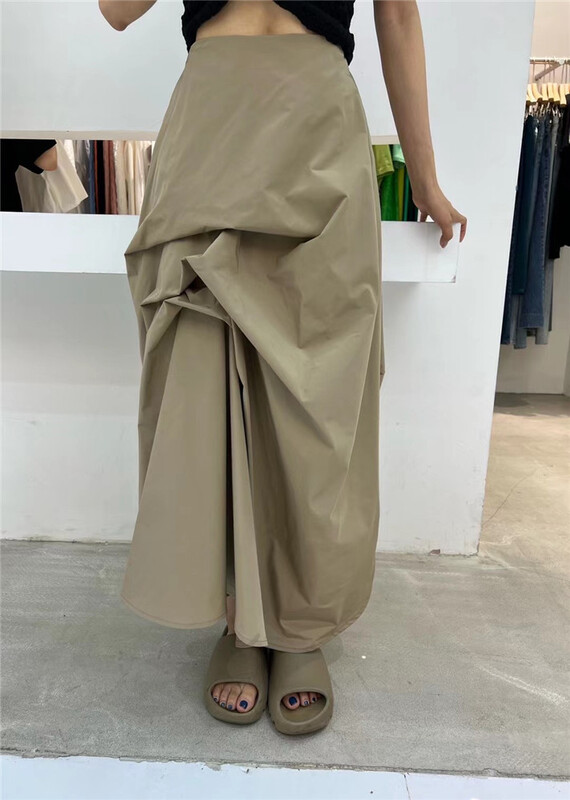 [VI. Liu Liu] Korean simple slim skirt 60006# zxx