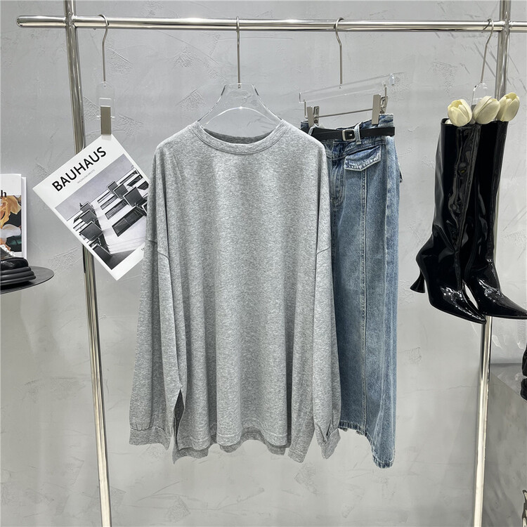 Early spring! [sanbara] Korean loose retro western style sweater y9077# LSW