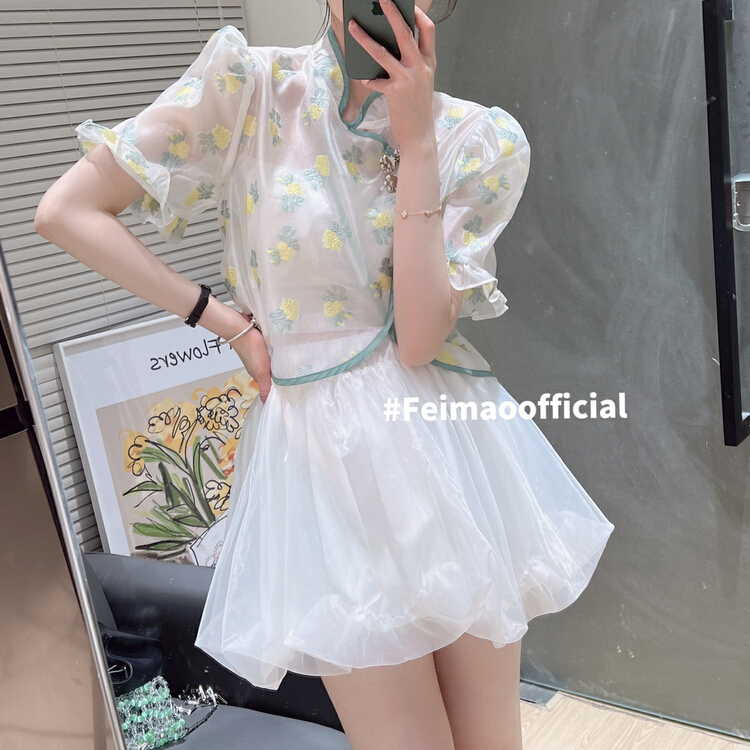 New in early summer! [Feimao Philippine cat] Korean personalized short skirt ym-7210# LSL