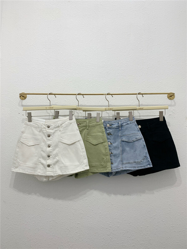 New year in early spring! [u.she] simple, small and slim skirt pants 89805# cqw