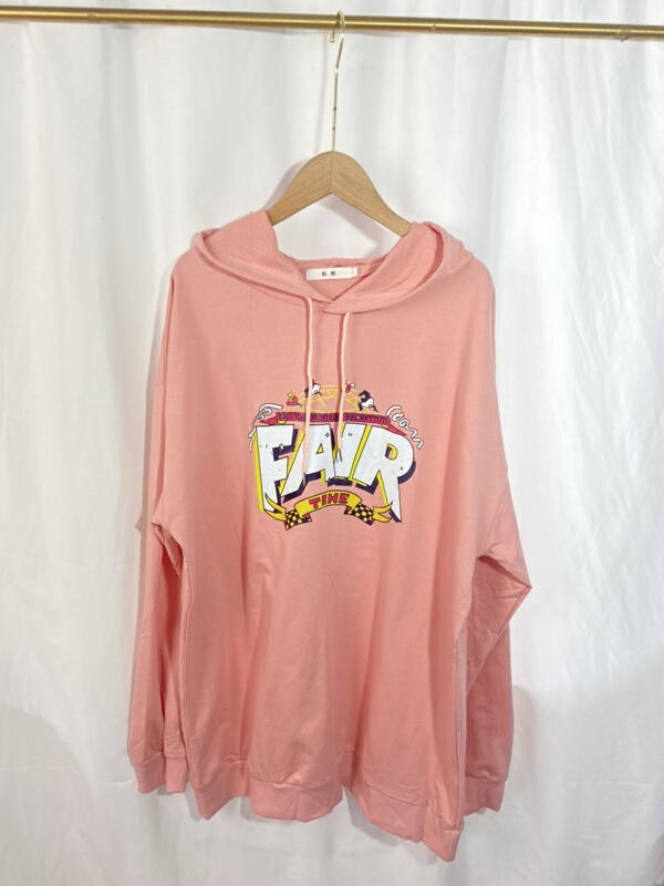 [Yi show shop] letter printed loose Hoodie 1349# Cl