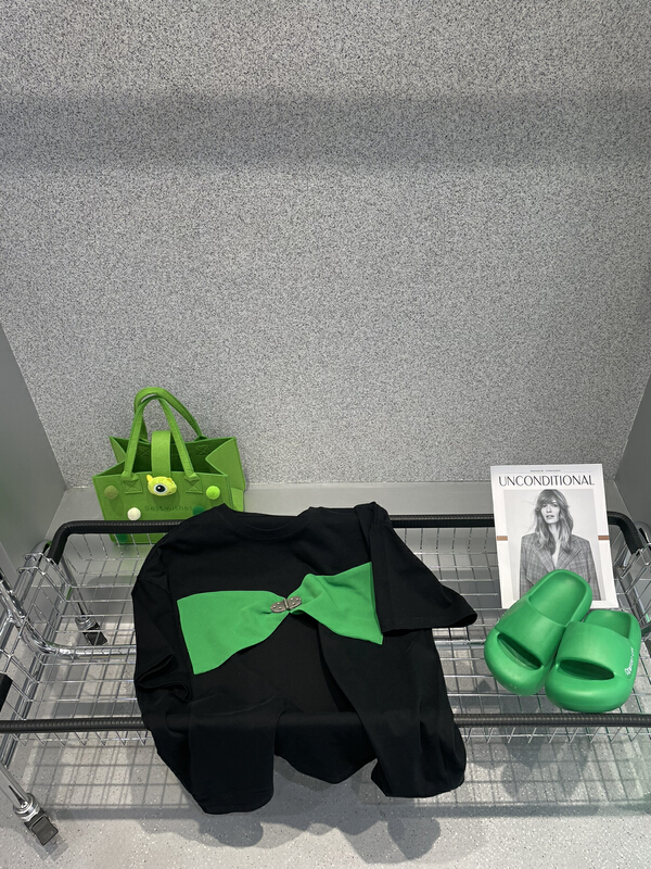New in early summer! [bobo1972] Korean fashion color matching short sleeve T-shirt 220926# ozq